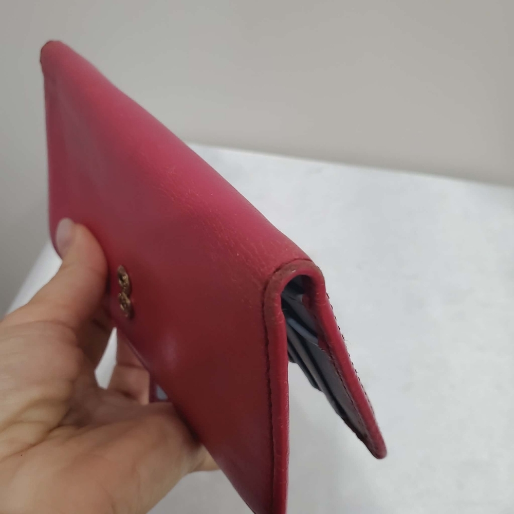 Fossil Pink Leather Clasp Wallet - Picture 9 of 11